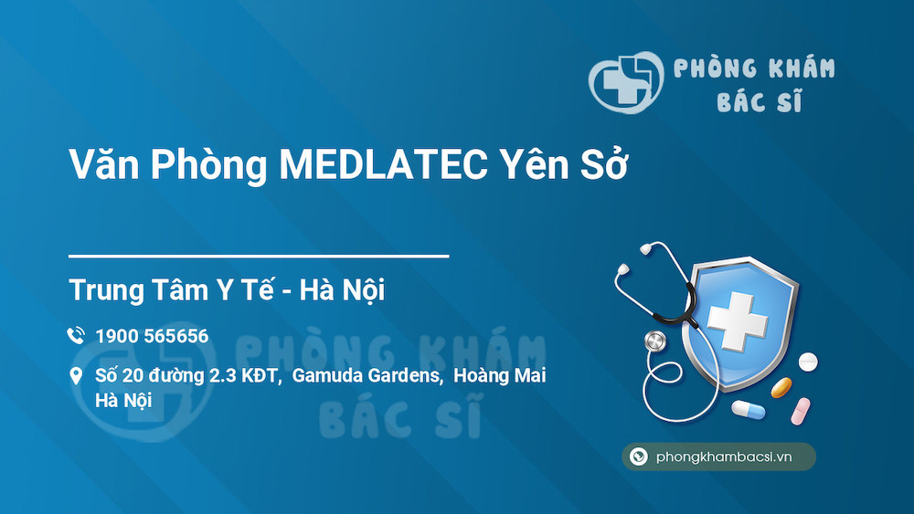 Phòng khám Medlatec Yên Sở trong khu đô thị Gamuda